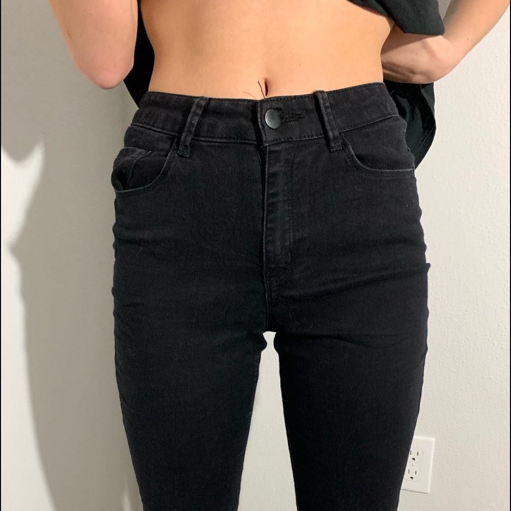 black jeans